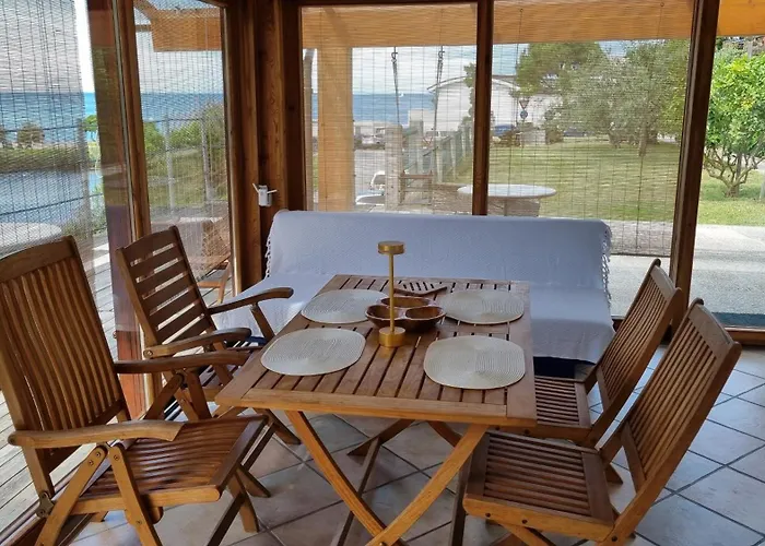 House - Private Oasis - Beachfront With A Sea View Terrace