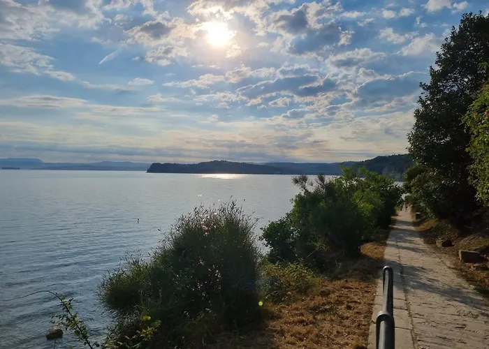 Apartment House - Private Oasis - Beachfront With A Sea View Terrace Piran